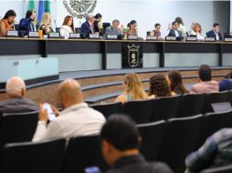 El pleno del Ayuntamiento de Zapopan durante la sesión de este jueves en la que estuvo presente el alcalde Juan José Frangie. EL INFORMADOR/R. Bobadilla