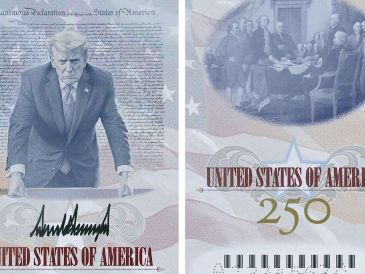 El Gobierno también planea emitir monedas con el rostro de Trump y billetes con su firma. EFE / DEPARTAMENTO DE ESTADO DE EU