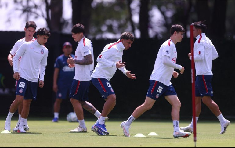 Entrenamiento de Chivas previo al juego contra Puebla. X/Chivas