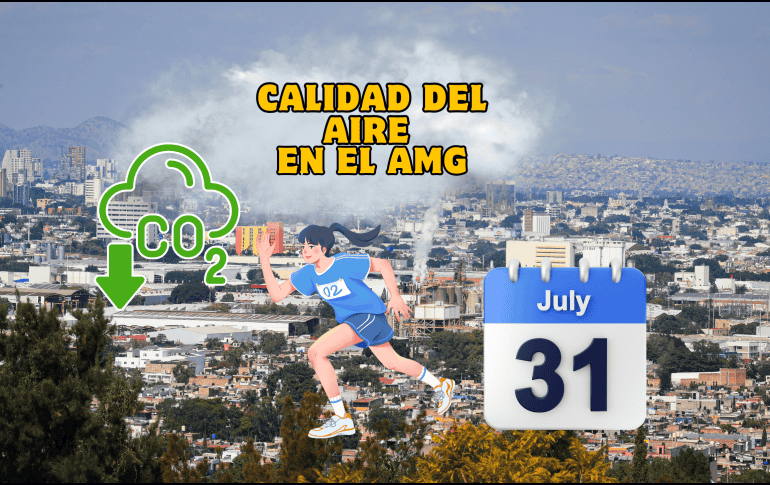 La mañana de este 31 de julio en el AMG se registra buena calidad del aire en Atemajac con 8 puntos IMECA. EL INFORMADOR / ARCHIVO