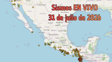 EN VIVO | Sismos en México | Viernes 31 de julio. ESPECIAL / SSN