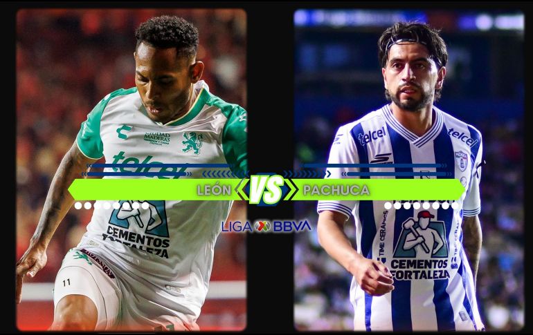 El encuentro entre León y Pachuca de la J3 se disputará este sábado 1 de agosto a las 19:00 horas. ESPECIAL / IMAGO7 y CANVA