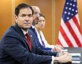Rubio afirmó que este rechazo a la legitimidad internacional de la Corte "no es algo exclusivo de Estados Unidos". EFE/EPA/Servicio de prensa del Ministerio de Asuntos Exteriores de Rusia