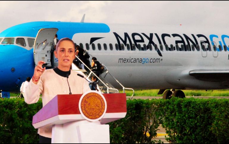 La Presidenta destacó que Mexicana cuenta con los mejores pilotos, elementos de la Defensa Nacional, encabezada por el general Ricardo Trevilla Trejo. SUN / ARCHIVO