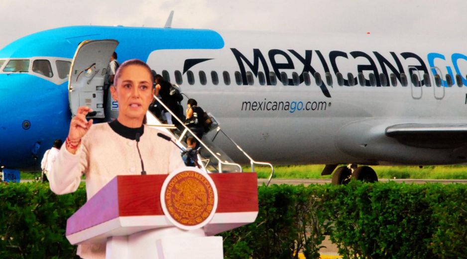 La Presidenta destacó que Mexicana cuenta con los mejores pilotos, elementos de la Defensa Nacional, encabezada por el general Ricardo Trevilla Trejo. SUN / ARCHIVO