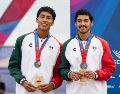 La dupla masculina conformada por Carlos Ayala y Antonio Vargas avanzó a la final tras ganar la semifinal, aunque cayó ante Cuba en la disputa por el oro.  EFE/ O. Barría