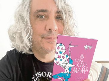 “Chascas”. El escritor apuesta por historias infantiles que aborden realidades familiares contemporáneas. CORTESÍA