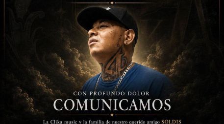 Recorte del comunicado oficial de La Clika Music en el que se informa el fallecimiento del músico. ESPECIAL / FACEBOOK La Clika music