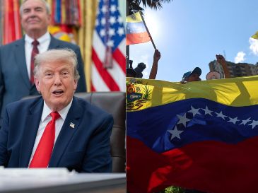 Esto declaró Trump sobre Venezuela y Delcy Rodríguez este sábado 1 de agosto. EFE / ARCHIVO / Miguel Gutiérrez