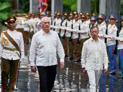 Petro concluyó su última visita oficial a La Habana con un llamado a la solidaridad con Cuba y a impulsar el entendimiento internacional. EFE/R. Espinosa.