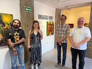 Lorea de la Peña presenta Urbagropunk, una exposición de 33 obras que explora el vínculo entre la ciudad, la tierra y el cuidado colectivo. EL INFORMADOR/ H. NAVARRO.