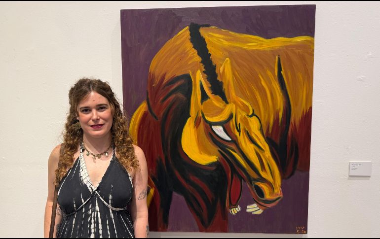 Lorea de la Peña presenta Urbagropunk, una exposición de 33 obras que explora el vínculo entre la ciudad, la tierra y el cuidado colectivo. EL INFORMADOR/ H. NAVARRO.
