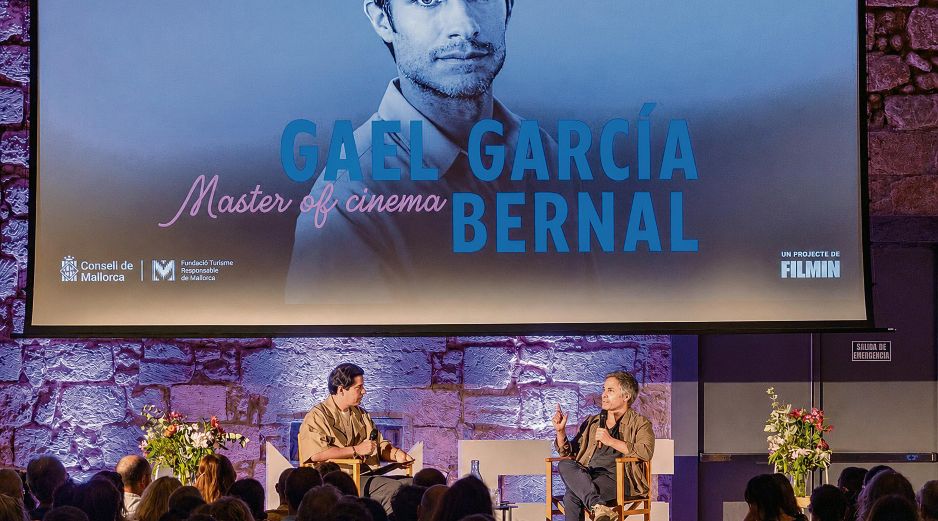 Gael García Bernal. El actor y director tapatío recibió el reconocimiento Master of Cinema. EFE