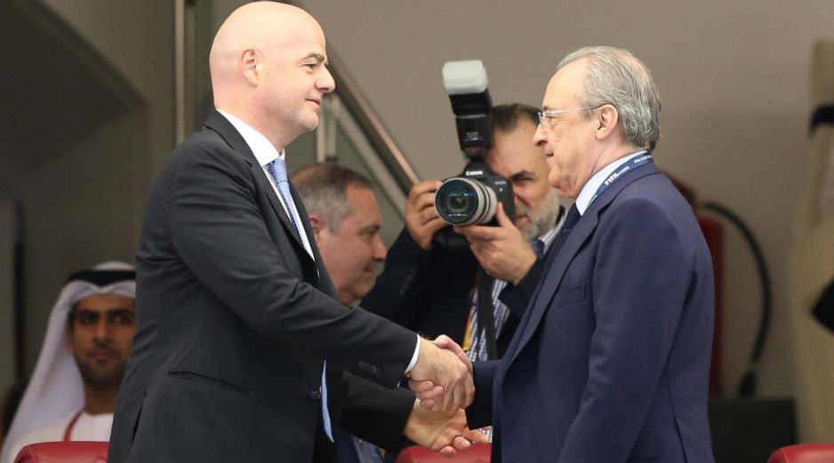 El Real Madrid declaró que considera la marcha atrás del proyecto una buena noticia para el futbol, sus instituciones y para los aficionados. EFE / ARCHIVO