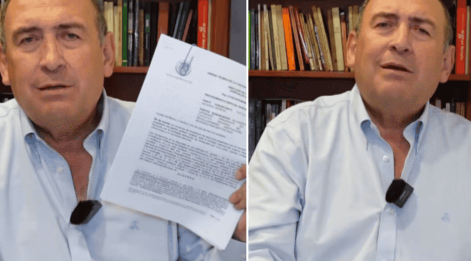 El líder tricolor afirmó que la petición presentada por Morena responde a dos razones. X / @rubenmoreiravdz