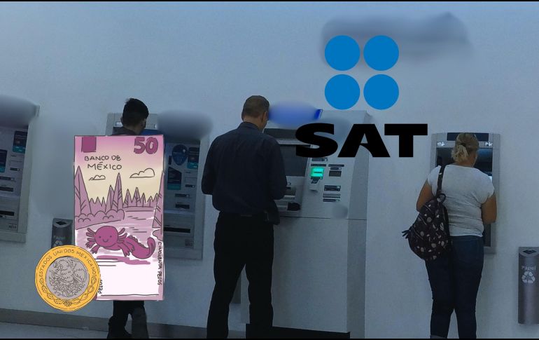 Los bancos notifican al SAT sobre operaciones en efectivo que rebasan el límite establecido por la normativa fiscal vigente. EL INFORMADOR / ARCHIVO