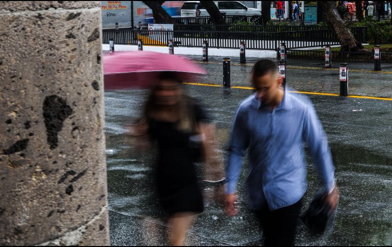 Las lluvias podrían presentarse con mayor intensidad al final de la tarde o durante la noche. EL INFORMADOR/ARCHIVO