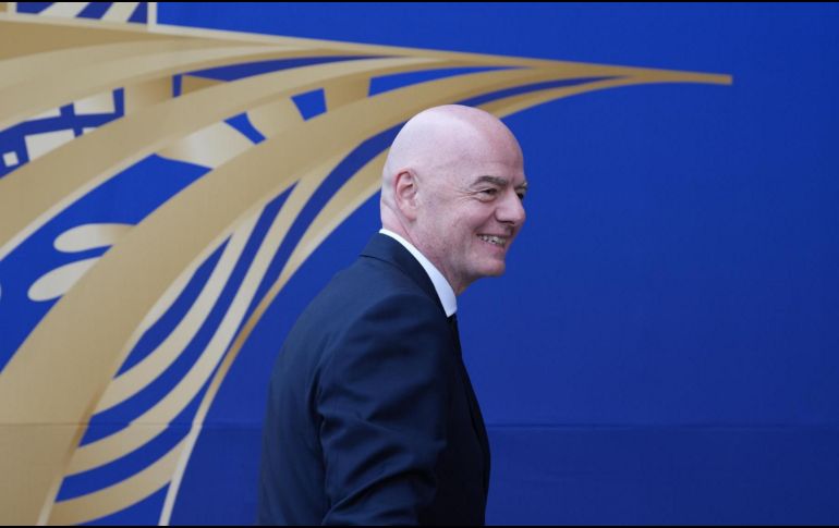 Gianni Infantino anunció su propuesta para vender el 20 % de FIFA Forward Enterprise (FFE), una nueva filial que planteaba crear para manejar las operaciones comerciales. EFE / O. ALONSO