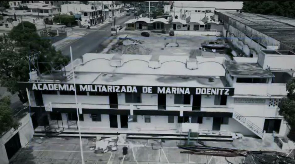 La Academia Militarizada Doenitz se colocó como una importante tendencia a raíz del feminicidio de Dafne. CAPTURA DE VIDEO