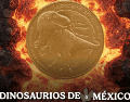 El valor histórico de esta serie radica en la selección de la fauna prehistórica, la cual resalta el vasto patrimonio paleontológico del país. FACEBOOK/Casa de Moneda de México