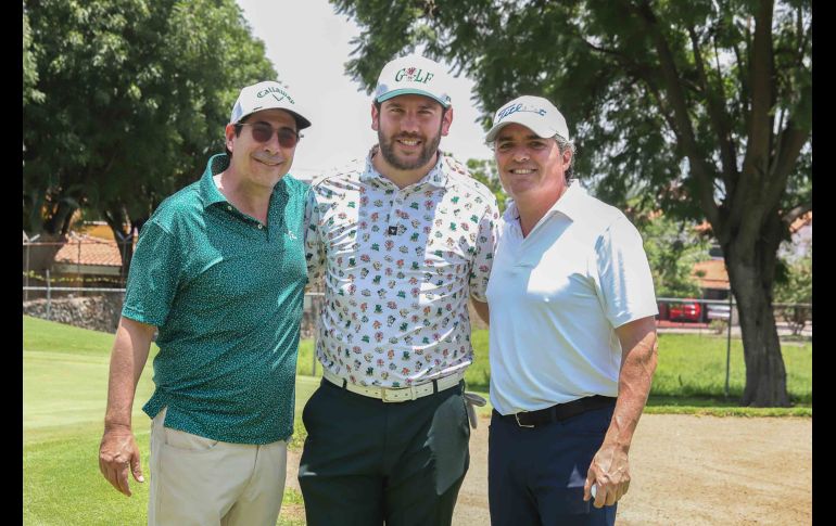 David Preciado, Santiago Muleiro y Rodrigo Ramos. GENTE BIEN JALISCO / C. Jimeno