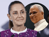 Sheinbaum aprovechará la reunión con el secretario de Estado del Vaticano para reiterar la invitación al Papa León XIV. EFE/S. Gutiérrez/Vatican Media