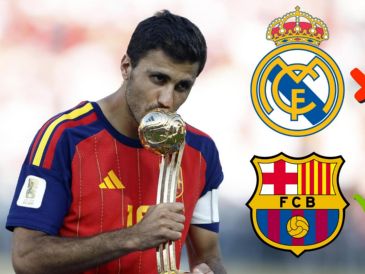 Rodri da el visto bueno al Barcelona para que negocie su fichaje con el Manchester City. EFE / ARCHIVO