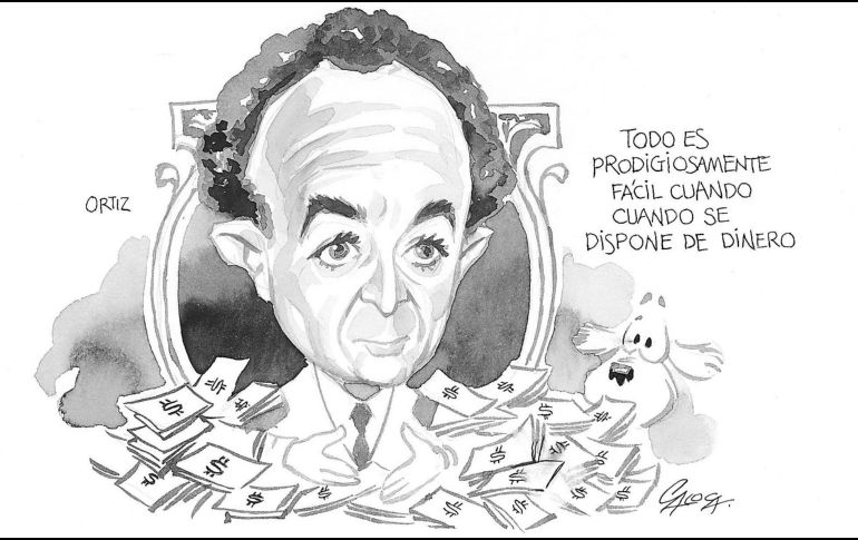 Dibujos y cartones de Rodolfo Caloca obtenidos desde la hemeroteca de EL INFORMADOR.