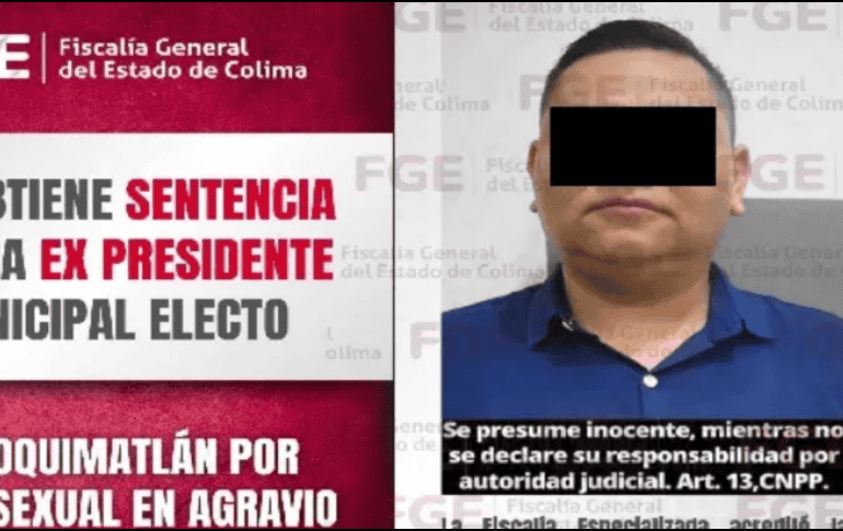 La orden de aprehensión en contra de Carlos Antonio “N” por el delito de abuso sexual en contra de un menor, expresidente municipal electo de Coquimatlán fue puesta a disposición de las autoridades. ESPECIAL / FISCALÍA GENERAL DEL ESTADO DE COLIMA