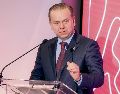 Javier Arroyo resaltó la trayectoria de la institución y planteó mantener la colaboración con autoridades para impulsar la actividad empresarial. EL INFORMADOR/ A. Navarro