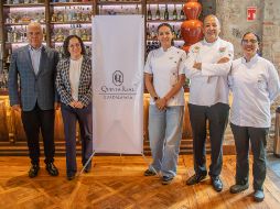 Ignacio Alarcón, Anaíd Pozos, Liz Galicia, Jorge Orozco y Ana Sánchez. ESPECIAL/CORTESÍA HOTEL QUINTA REAL.