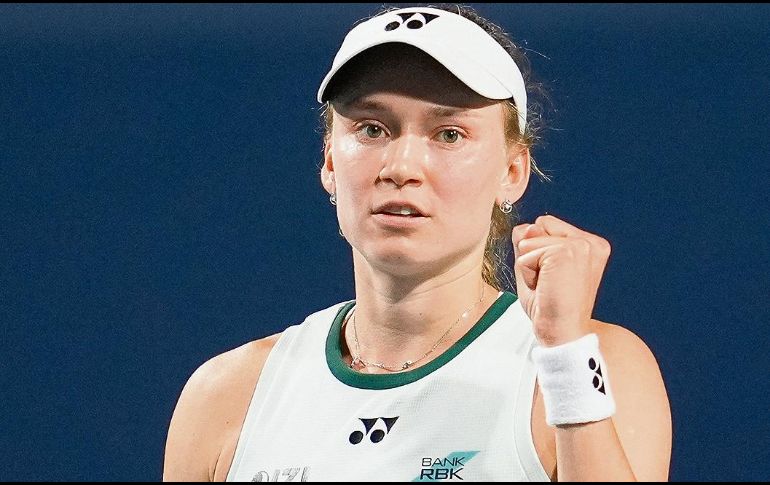 La kazaja vino de atrás para encontrarse en la siguiente ronda con Coco Gauff. AFP
