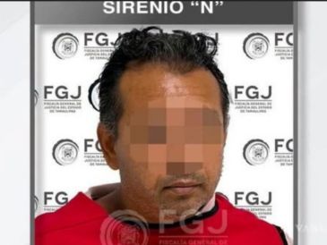 Sirenio "N" quedó a disposición de la autoridad correspondiente a fin de continuar con el proceso penal. ESPECIAL/Fiscalía de Tamaulipas