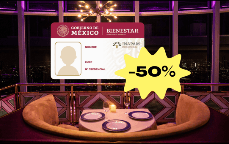La credencial del Inapam otorga descuentos en el pago de servicios, transporte, restaurantes, entrada a museos y eventos culturales a los adultos mayores. Bellini ESPECIAL / CANVA