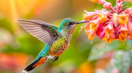 Para muchas personas la llegada de un colibrí puede convertirse en un momento cargado de simbolismo. MAGNIFIC