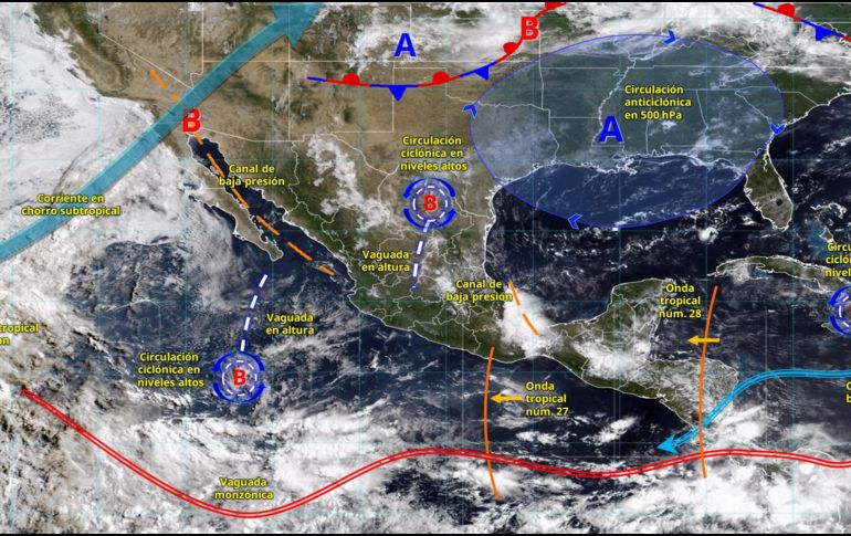 El organismo advirtió que las precipitaciones podrían provocar aumentos en los niveles de ríos y arroyos, deslaves, encharcamientos e inundaciones en zonas bajas. ESPECIAL/ SMN.