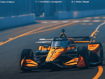 O’Ward consiguió mantenerse en competencia y comenzó a recuperar posiciones durante la primera mitad. ESPECIAL/ INSTAGRAM/ arrowmclaren