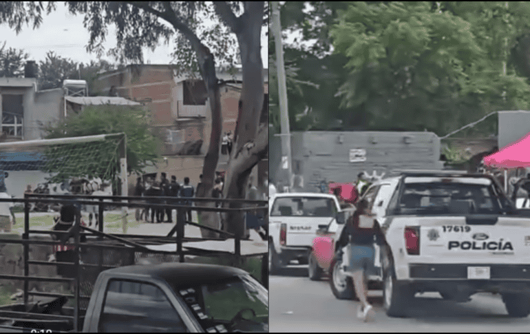 De acuerdo con los reportes policiales los hechos sucedieron en el campo de futbol conocido como 