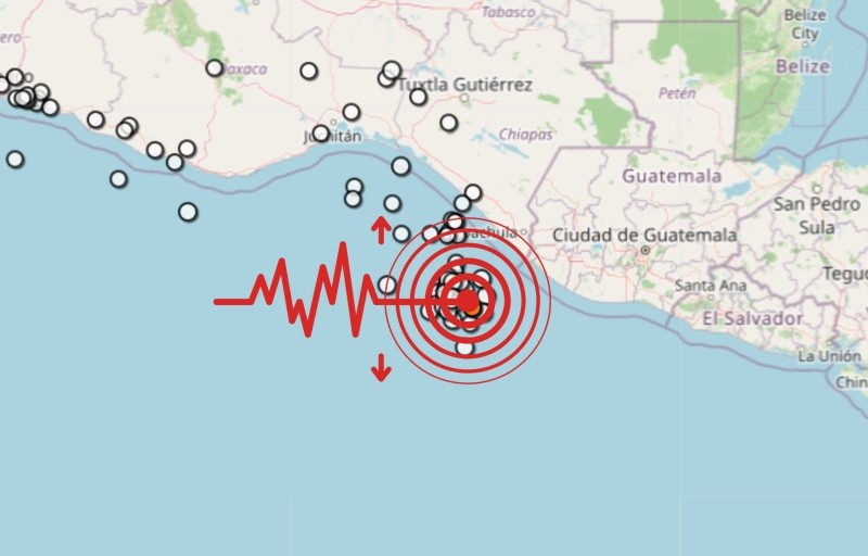 &nbsp;Sismos en Chiapas. ESPECIAL / SSN