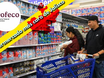 En este supermercado encuentras los precios más altos de todo el estado para adquirir la Canasta Básica; se encuentra en Guadalajara. EL INFORMADOR / ARCHIVO