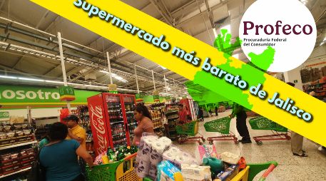En este supermercado encuentras los precios más bajos de todo Jalisco para adquirir la Canasta Básica; se encuentra en Guadalajara. EL INFORMADOR / ARCHIVO