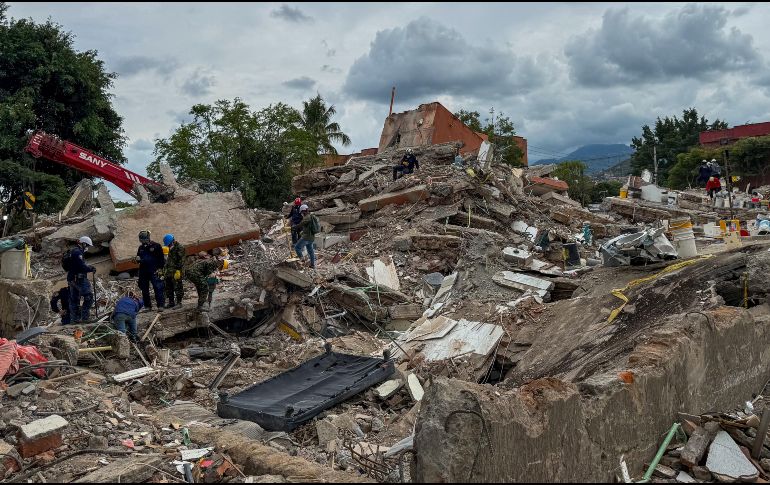 El 10 de agosto, Colombia registró un terremoto de magnitud 7.4 que sacudió gran parte del país. EFE / M. Baos