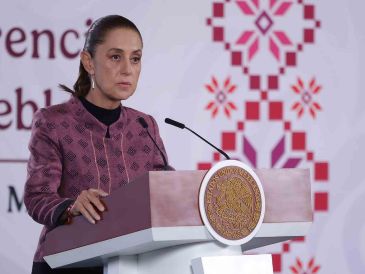 "Es un tema en realidad pues municipal y estatal", explicó la Presidenta Sheinbaum desde Palacio Nacional. SUN / F. Rojas
