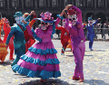 El Zócalo de la Ciudad de México suele convertirse en uno de los principales puntos de celebración durante el Día de Muertos. SUN