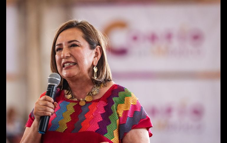 Xóchitl Gálvez sostuvo que leyó una investigación que involucraba a 'Andy' López en supuestos delitos, pero no dijo exactamente dónde. EL INFORMADOR/ARCHIVO