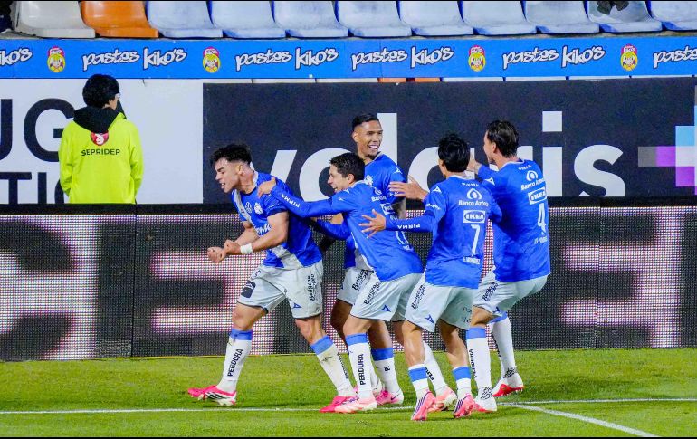 Facundo Almada anotó el gol de la victoria poblana. IMAGO7/D. Padilla