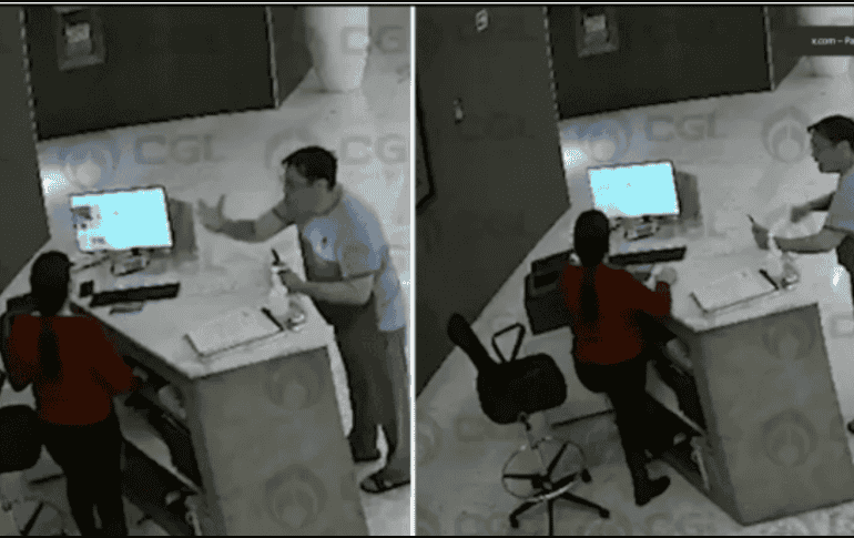 La situación en el hotel Park Life Paradox en Santa Feescaló hasta convertirse en una agresión, durante la cual la trabajadora fue insultada, derribada y golpeada. ESPECIAL / X