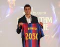 El reto para Rodri será trasladar toda su experiencia para ser el punto de equilibrio del medio campo en el Barcelona. EFE / Q. García