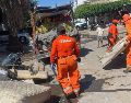 Los escuadrones de limpieza de Guadalajara Limpia también participaron en las labores, principalmente en las calles Hacienda Ciénega de Mata y Hacienda de los Cedros. CORTESÍA