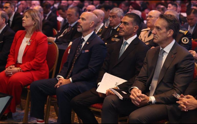 Omar García Harfuch expuso ante la DEA los avances de la Estrategia Nacional de Seguridad y destacó la cooperación internacional contra el crimen organizado. X/@OHarfuch